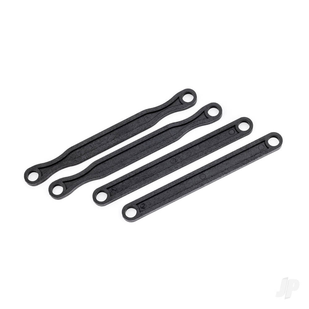 Traxxas Camber link set (plastic/ non-adjustable) (front &rear) (black) TRX6748-BLK