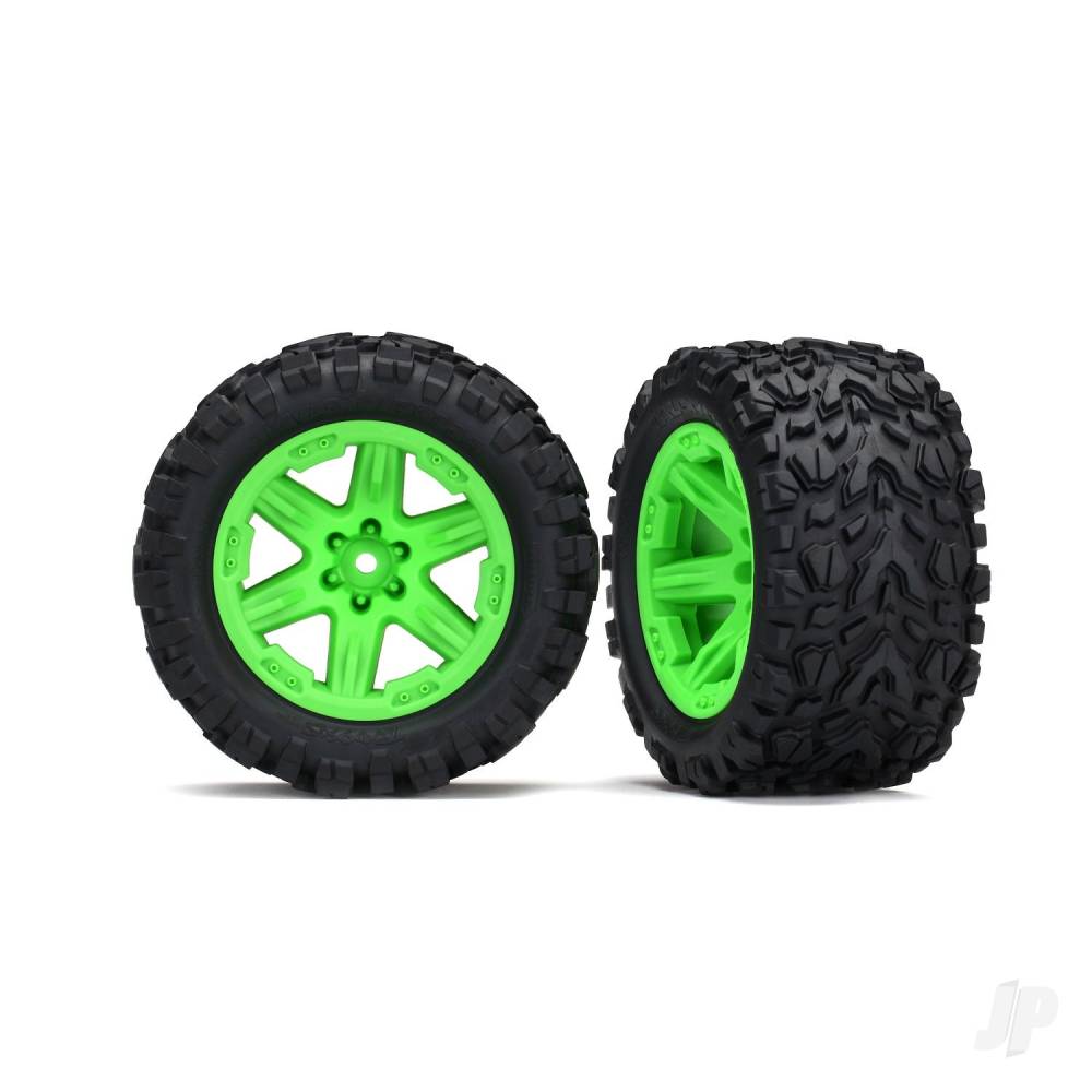 Traxxas Tyres and Wheels, Assembled Glued (2.8in) (2 pcs) TRX6773G