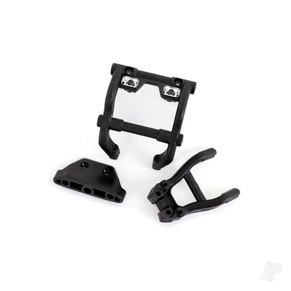 Traxxas Wheelie bar mounts/ rear Skid plate (fits 4WD Stampede) (for LED light kit installation) TRX6777X