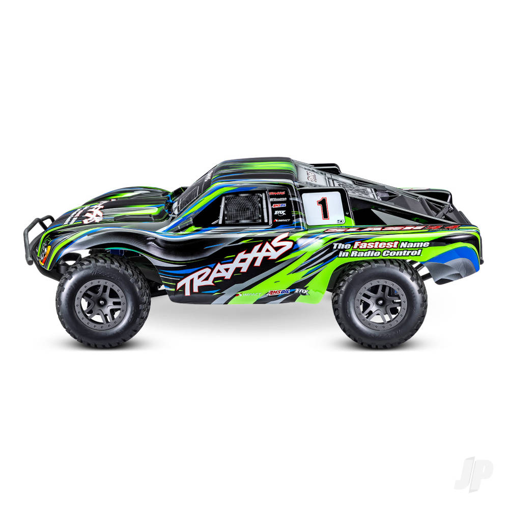 Traxxas Slash 4X4 BL-2S 1:10 4WD RTR Brushless Electric Short Course Truck - TRX68154-4-GRN 1