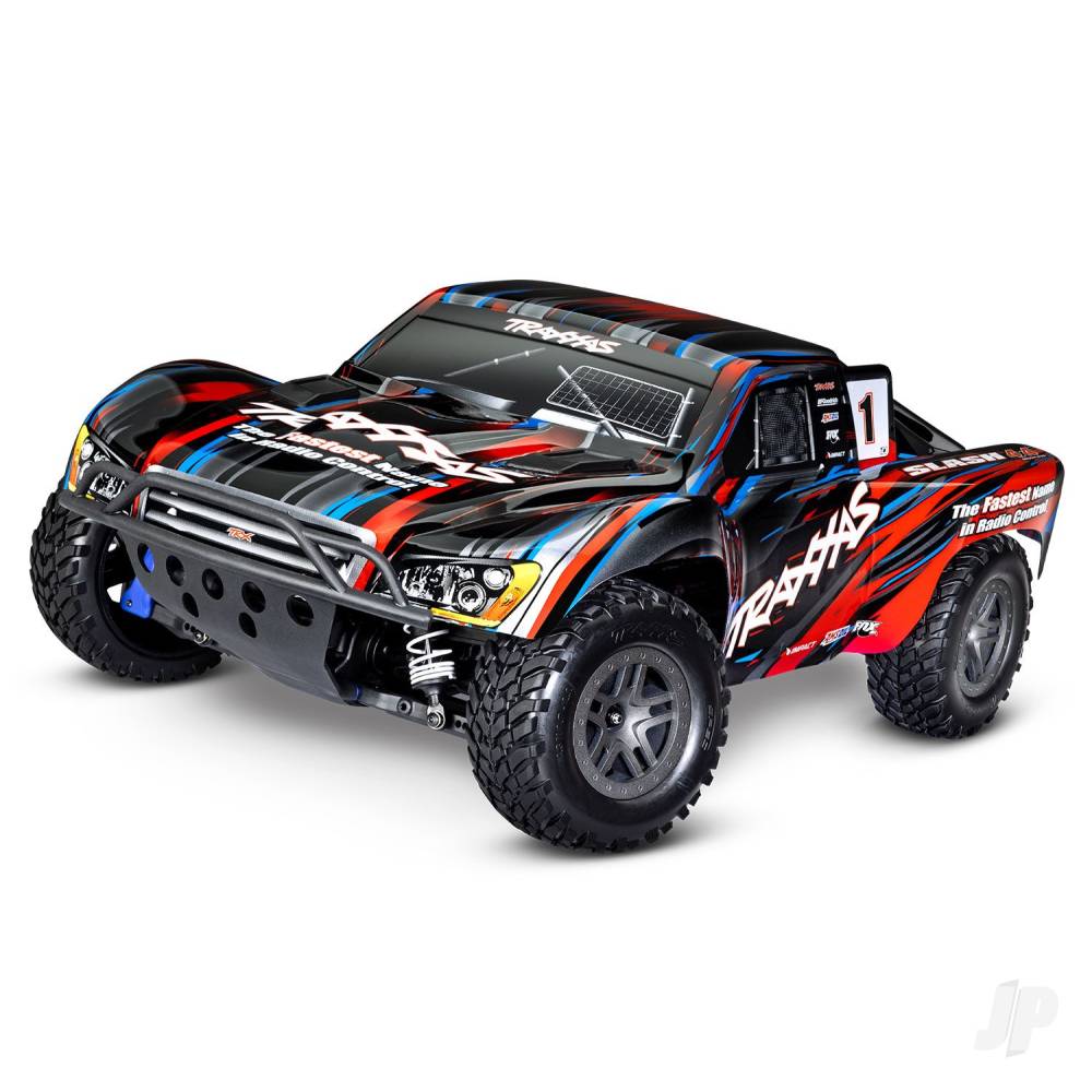 Traxxas Slash 4X4 BL-2S 1:10 4WD RTR Brushless Electric Short Course Truck - TRX68154-4-RED Main