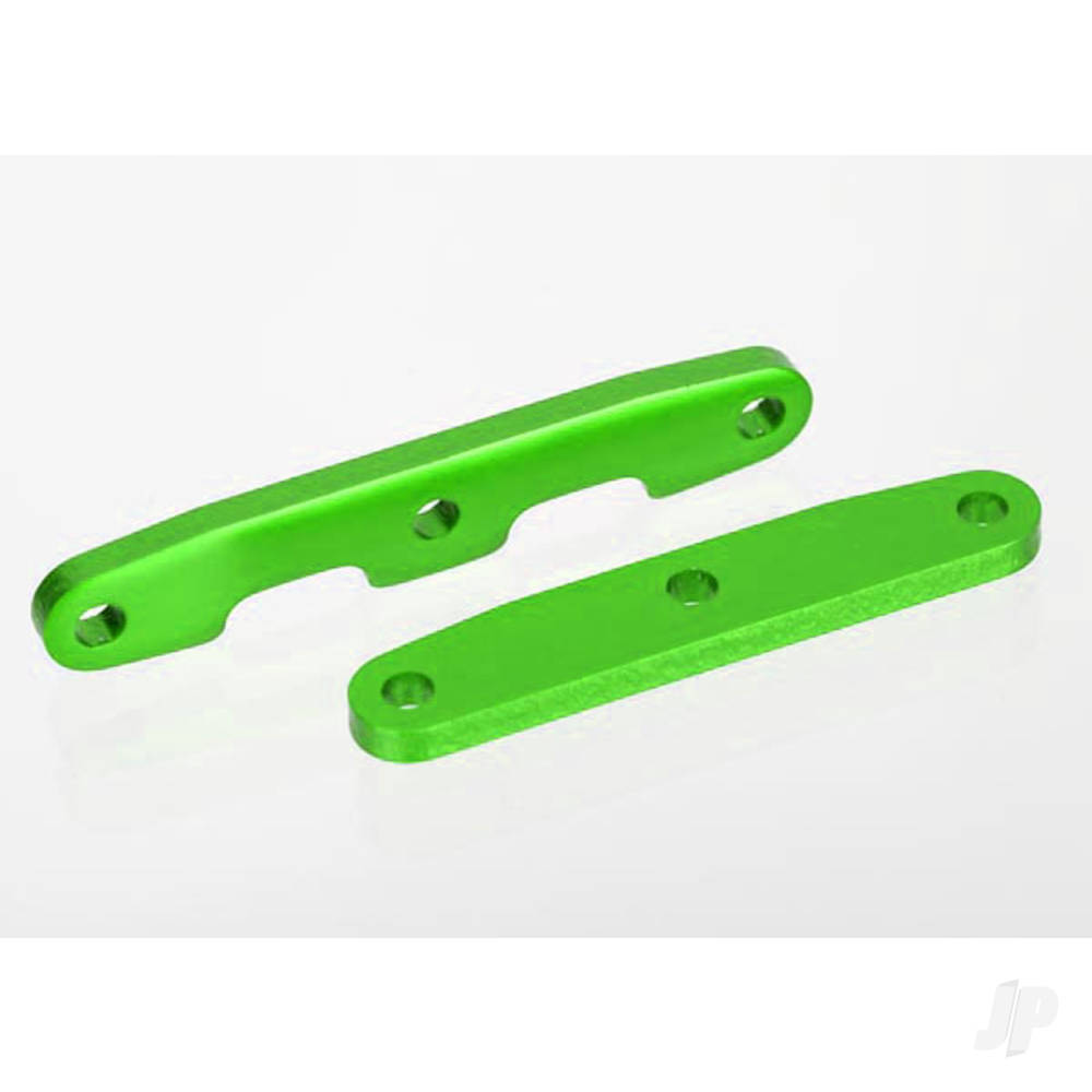 Traxxas Bulkhead tie bars, Front & Rear, aluminium (Green-anodised) TRX6823G