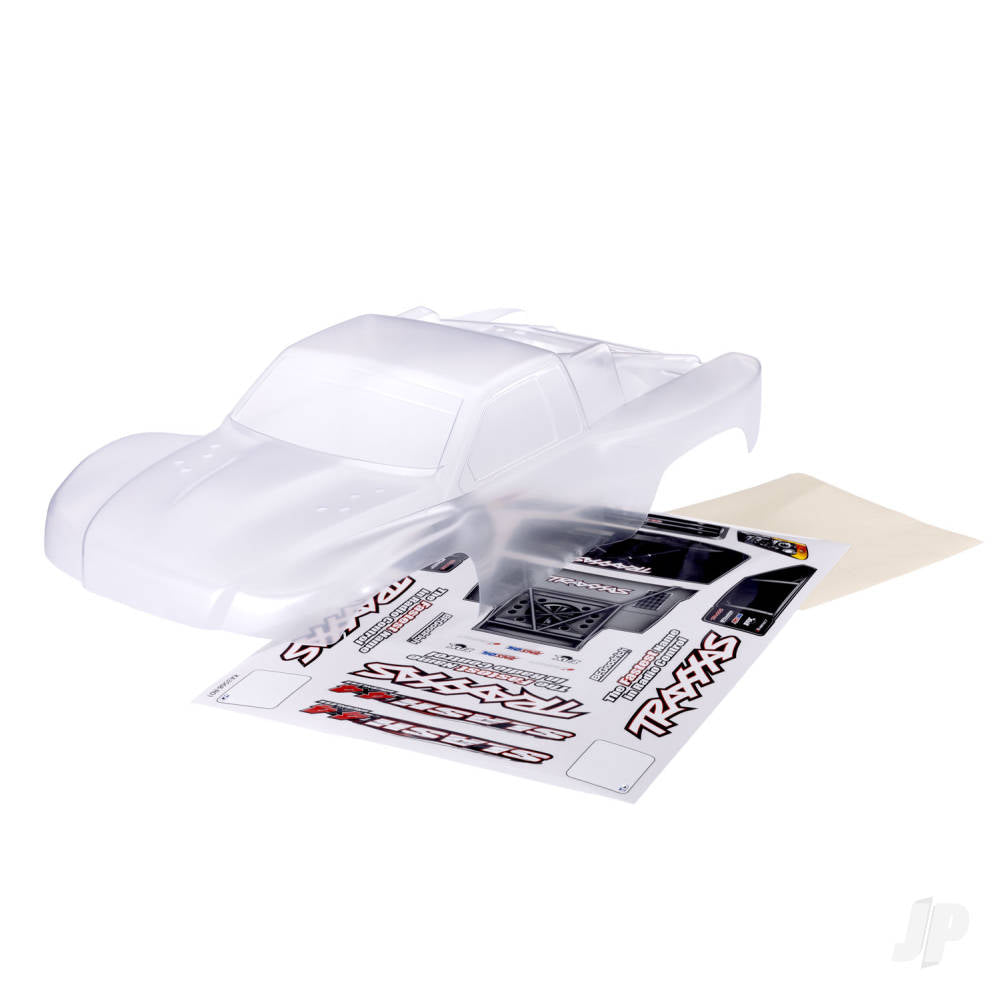 Traxxas Body, Slash 4X4, heavy duty (also fits Slash VXL & Slash 2WD) (clear, requires painting)/ window masks/ decal sheet (requires #6967 latches and #6966 latch mounts for clipless mounting) TRX6965R