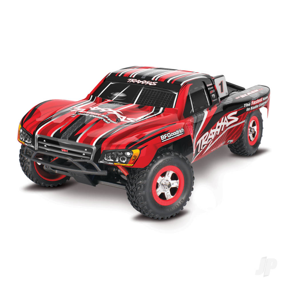 Traxxas Slash 1:16 4X4 RTR Electric Short Course Truck ( +TQ 2-ch, XL-2.5, - TRX70054-8-RED 2