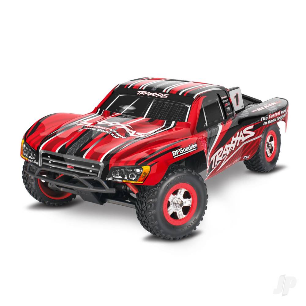 Traxxas Slash 1:16 4X4 RTR Electric Short Course Truck ( +TQ 2-ch, XL-2.5, - TRX70054-8-RED Main