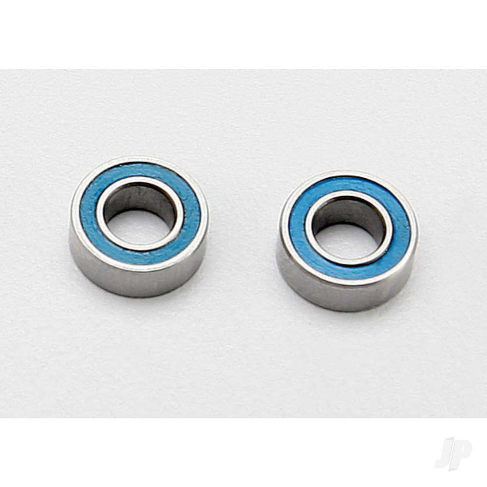 Traxxas Ball bearings, Blue rubber sealed (4x8x3mm) (2 pcs) TRX7019