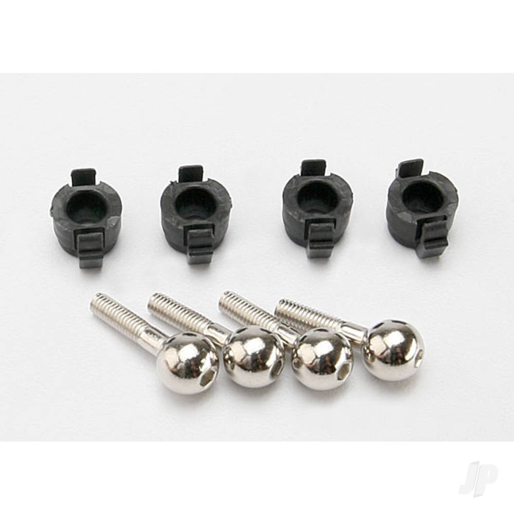 Traxxas Pivot balls (4 pcs) / pivot ball caps (4 pcs) TRX7033