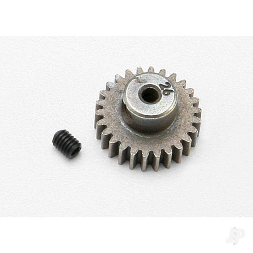 Traxxas 26-T Pinion Gear (48-pitch) Set (fits 2.3mm shaft) TRX7040