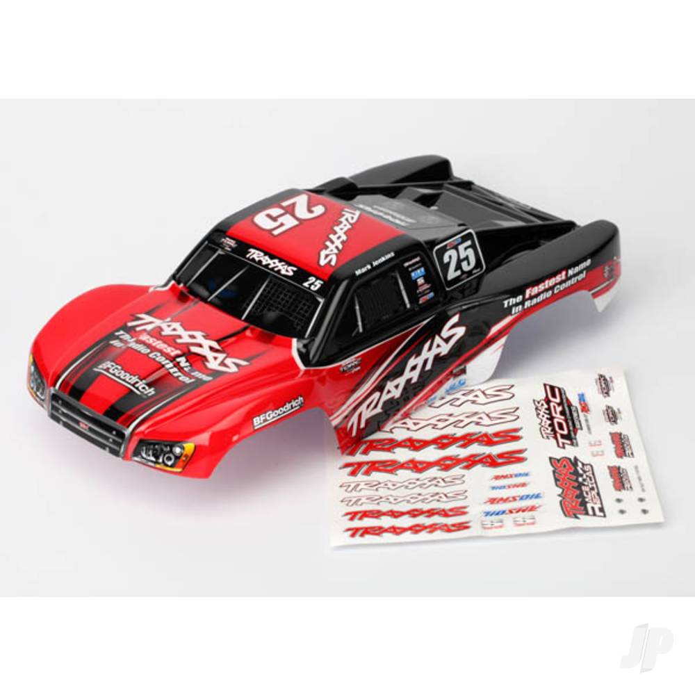 Traxxas Body, Mark Jenkins #25, 1:16 Slash (painted, decals applied) TRX7084R