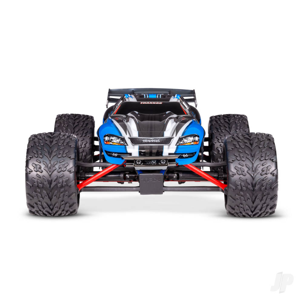 Traxxas E-Revo 1:16 4X4 Monster Truck, Blue (+ TQ 2-ch, XL-2.5, Titan 550, - TRX71054-8-BLUE 1