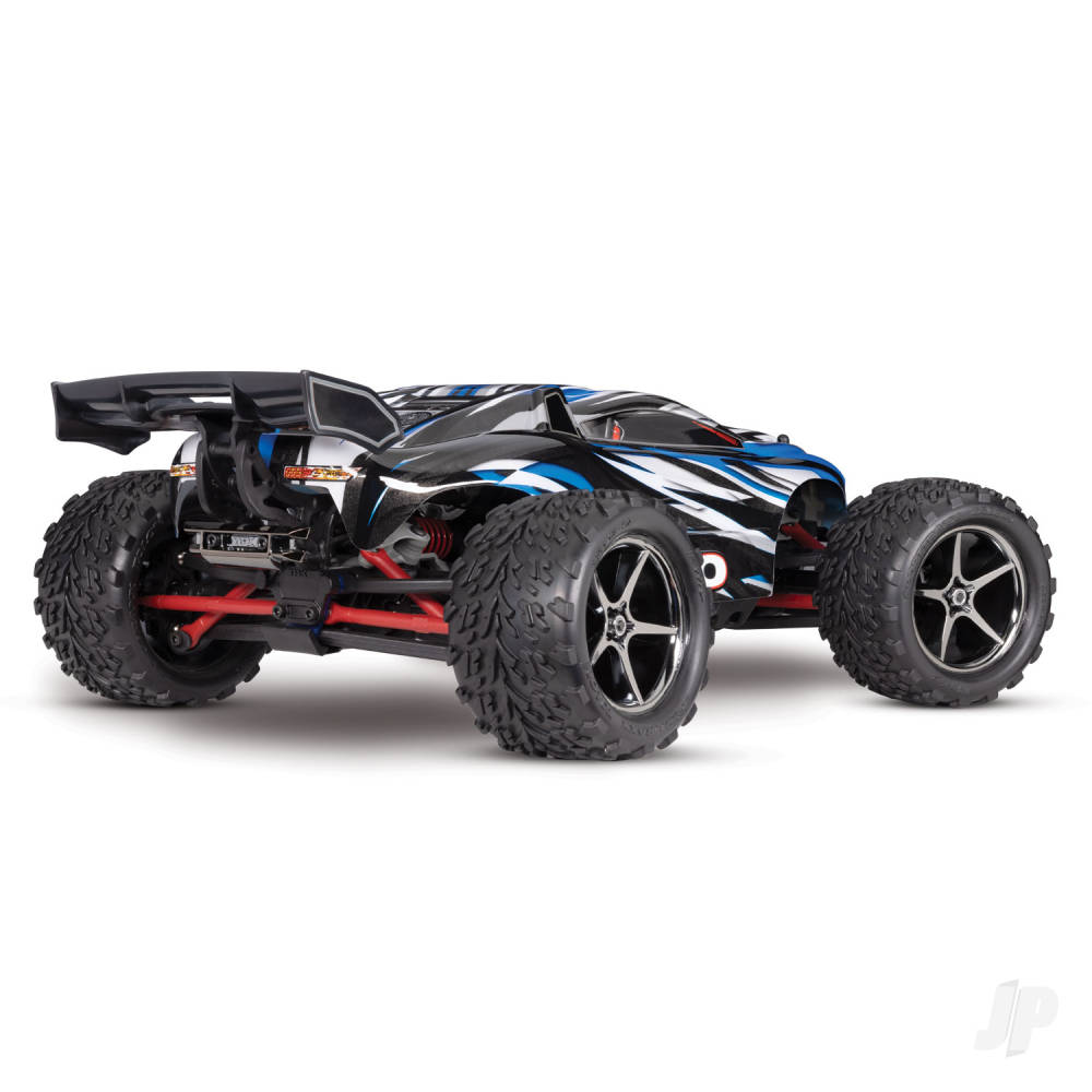 Traxxas E-Revo 1:16 4X4 Monster Truck, Blue (+ TQ 2-ch, XL-2.5, Titan 550, - TRX71054-8-BLUE 2