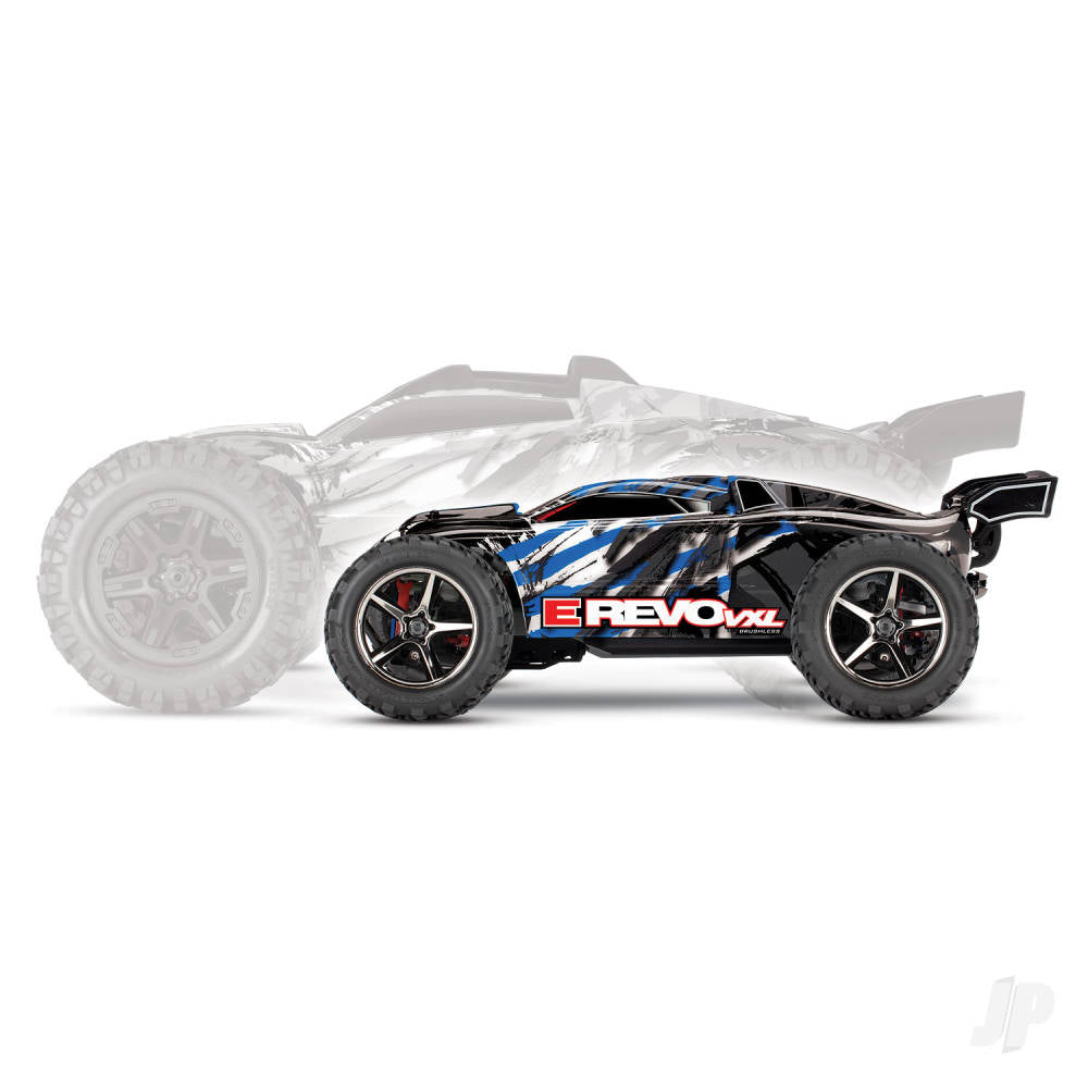 Traxxas E-Revo VXL 1:16 4X4 RTR Brushless Electric Racing Monster Truck (+ - TRX71076-8-PRPL 12