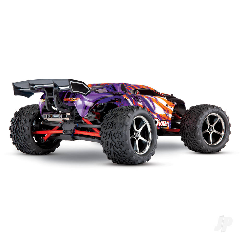 Traxxas E-Revo VXL 1:16 4X4 RTR Brushless Electric Racing Monster Truck (+ - TRX71076-8-PRPL 3