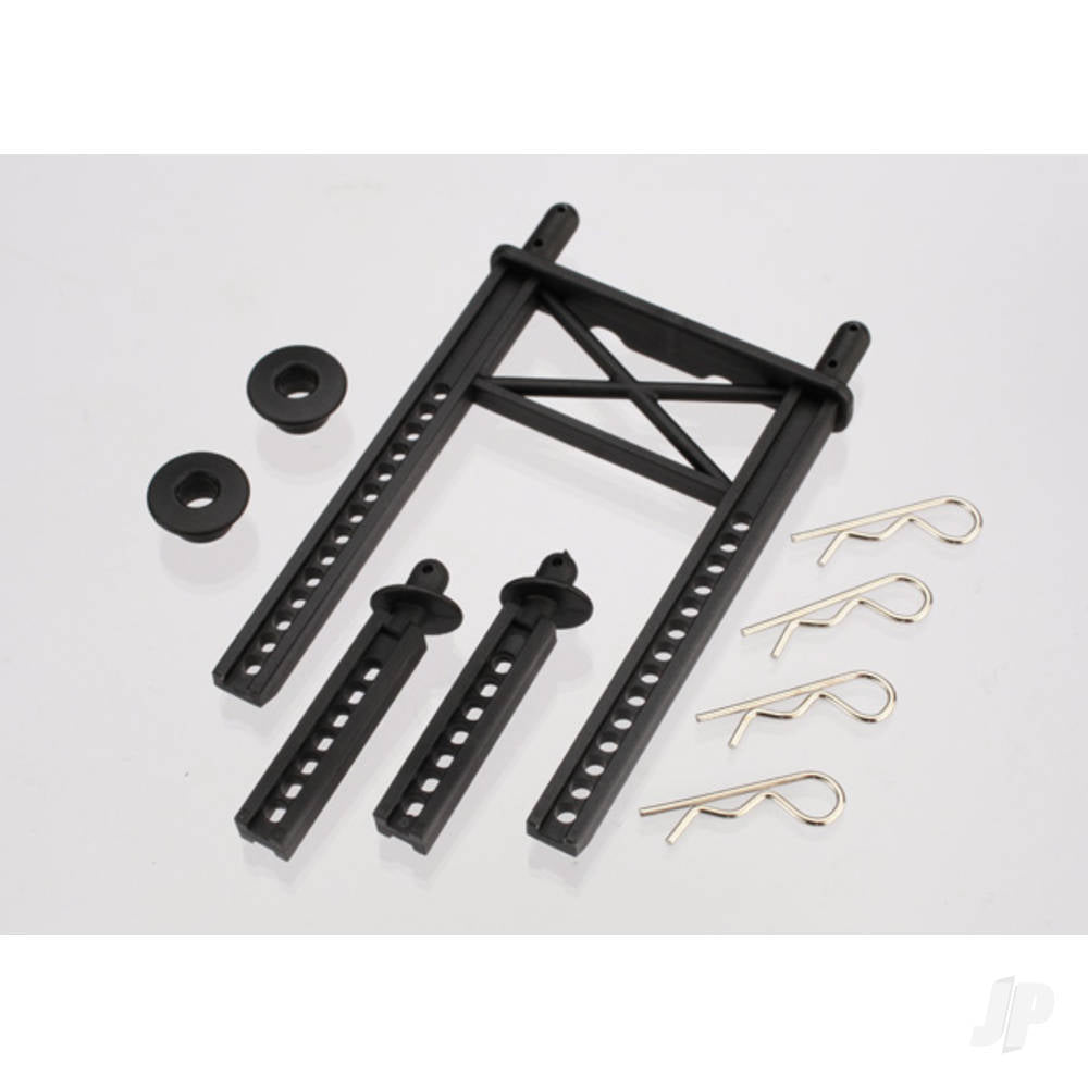 Traxxas Body mount, Rear / Body mount posts, Front (2 pcs) / Body washer, Rear (2 pcs) (for Fiesta / Rally Body) TRX7315