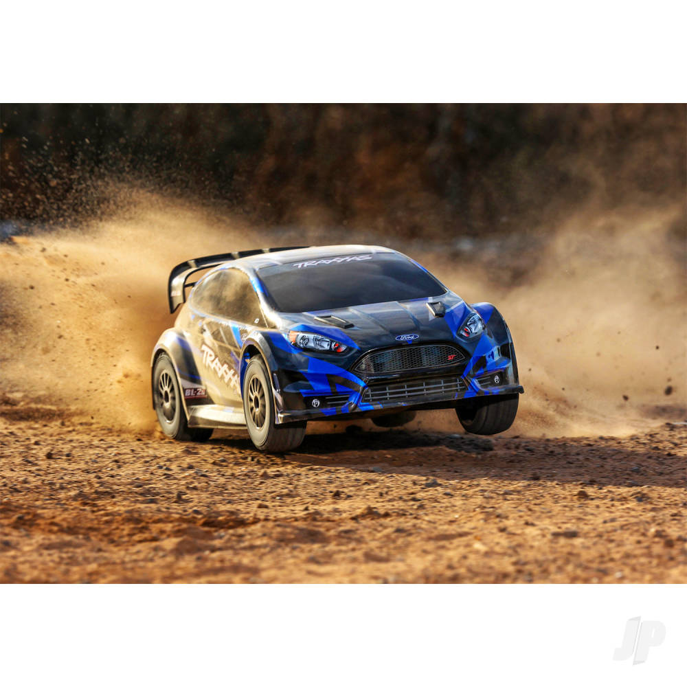 Traxxas Fiesta ST 1:10 AWD RTR Rally Car, Blue (+ TQ 2-ch, BL-2S Motor & E - TRX74154-4-BLUE 5