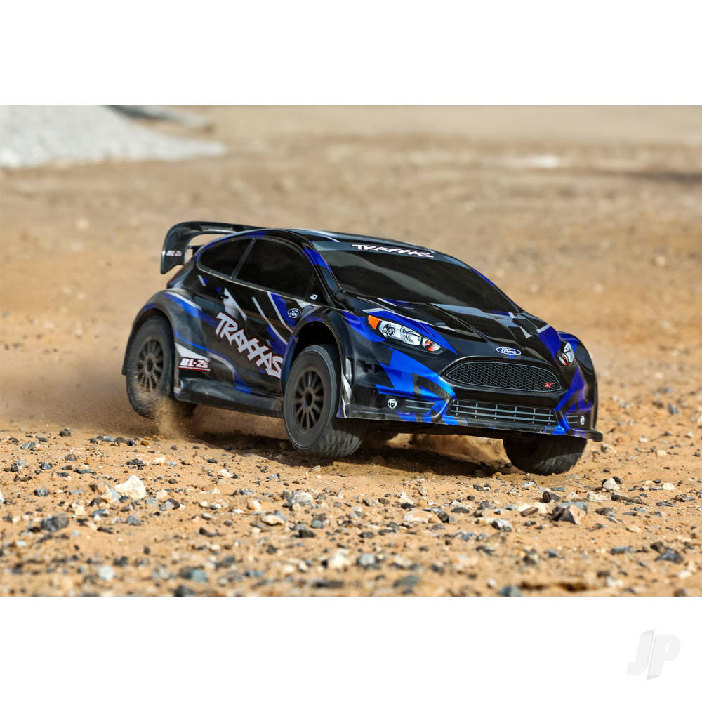 Traxxas Fiesta ST 1:10 AWD RTR Rally Car, Blue (+ TQ 2-ch, BL-2S Motor & E - TRX74154-4-BLUE 6