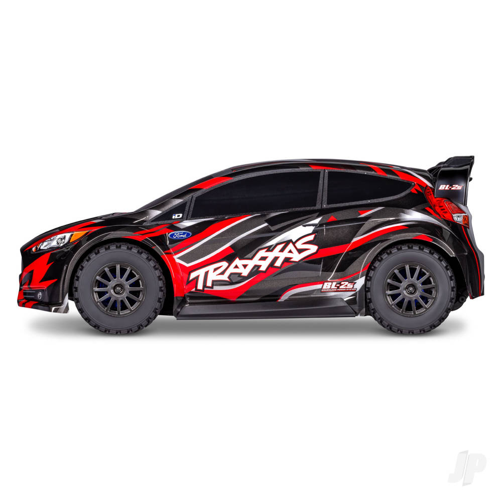 Traxxas Fiesta ST 1:10 AWD RTR Rally Car, Red (+ TQ 2-ch, BL-2S Motor & ES - TRX74154-4-RED 1