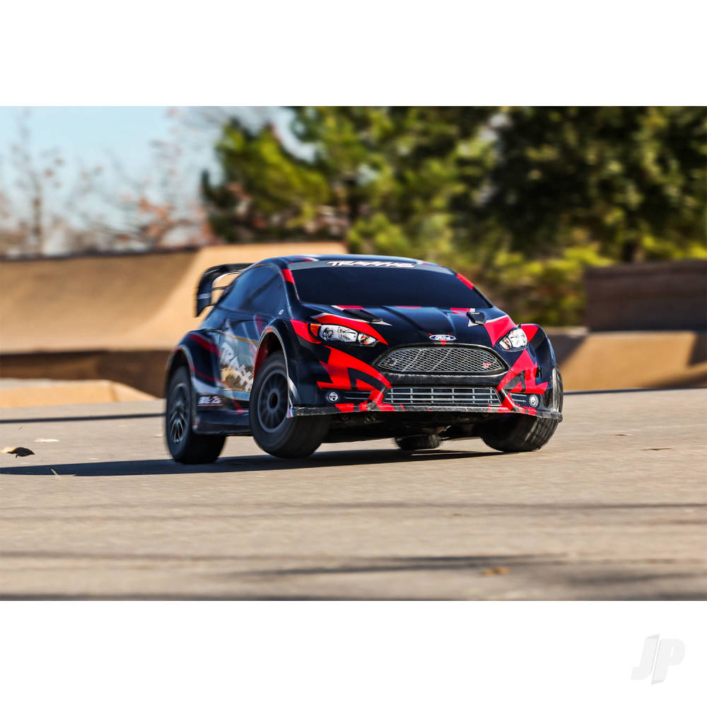 Traxxas Fiesta ST 1:10 AWD RTR Rally Car, Red (+ TQ 2-ch, BL-2S Motor & ES - TRX74154-4-RED 7