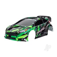 Traxxas Body, Ford Fiesta ST Rally VXL, green (painted, decals applied) TRX7427-GRN