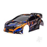 Traxxas Body, Ford Fiesta ST Rally VXL, orange (painted, decals applied) TRX7427-ORNG