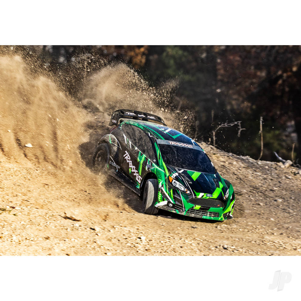 Traxxas Ford Fiesta ST Rally VXL, 1/10 scale AWD rally car, Ready-To-Race, - TRX74276-4-GRN 4