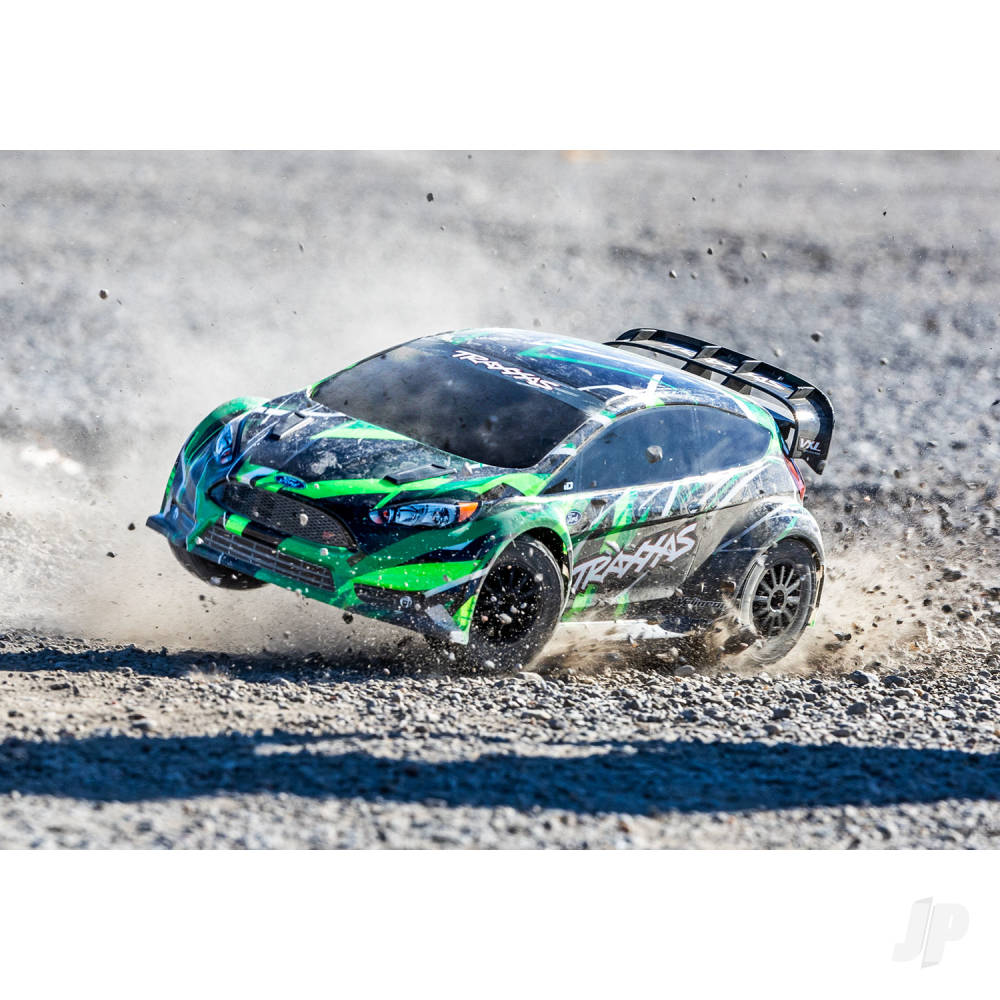 Traxxas Ford Fiesta ST Rally VXL, 1/10 scale AWD rally car, Ready-To-Race, - TRX74276-4-GRN 5