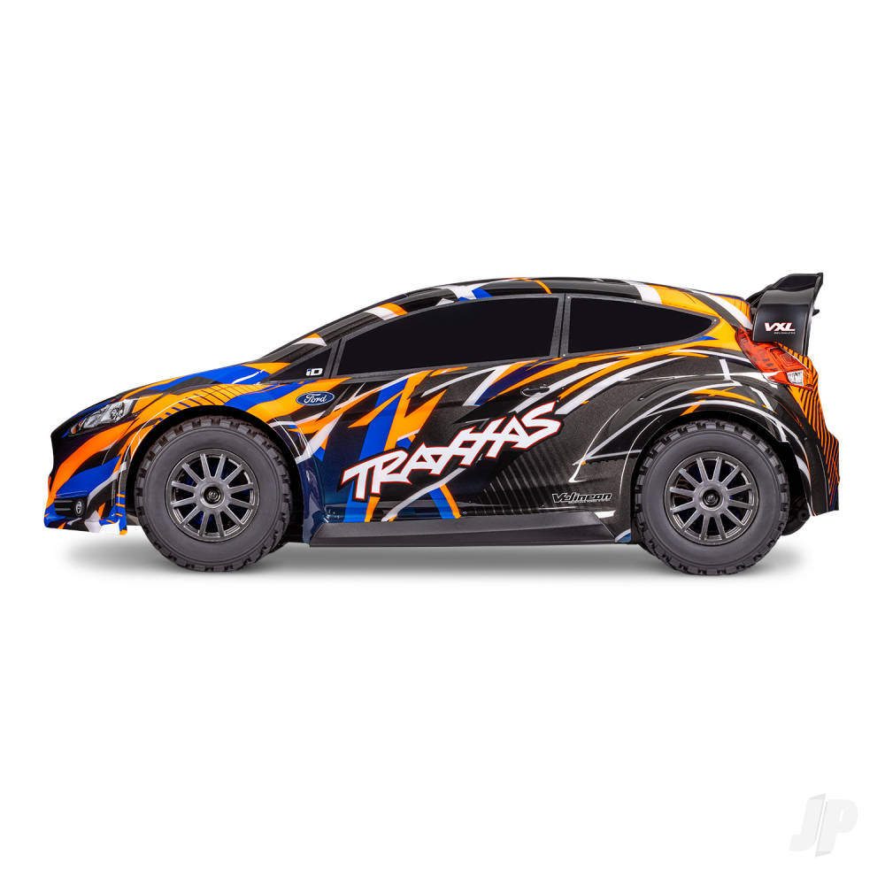 Traxxas Ford Fiesta ST Rally VXL, 1/10 scale AWD rally car, Ready-To-Race, - TRX74276-4-ORNG 1