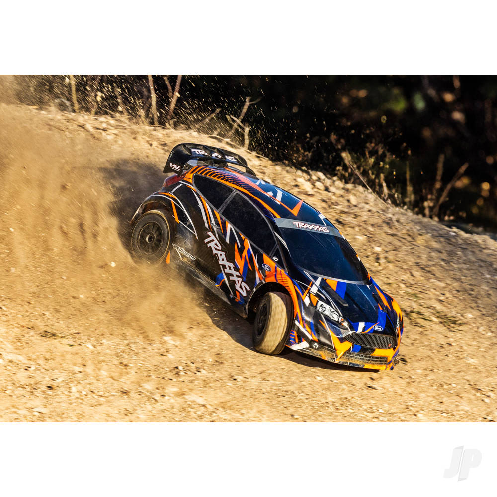 Traxxas Ford Fiesta ST Rally VXL, 1/10 scale AWD rally car, Ready-To-Race, - TRX74276-4-ORNG 5