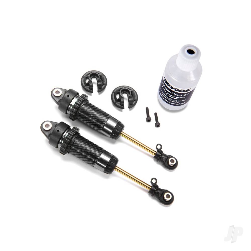 Traxxas Shocks, GTR XX-Long hard-anodised, PTFE-coated bodies with TiN shafts (assembled) (2 pcs) ( with out springs) TRX7462X