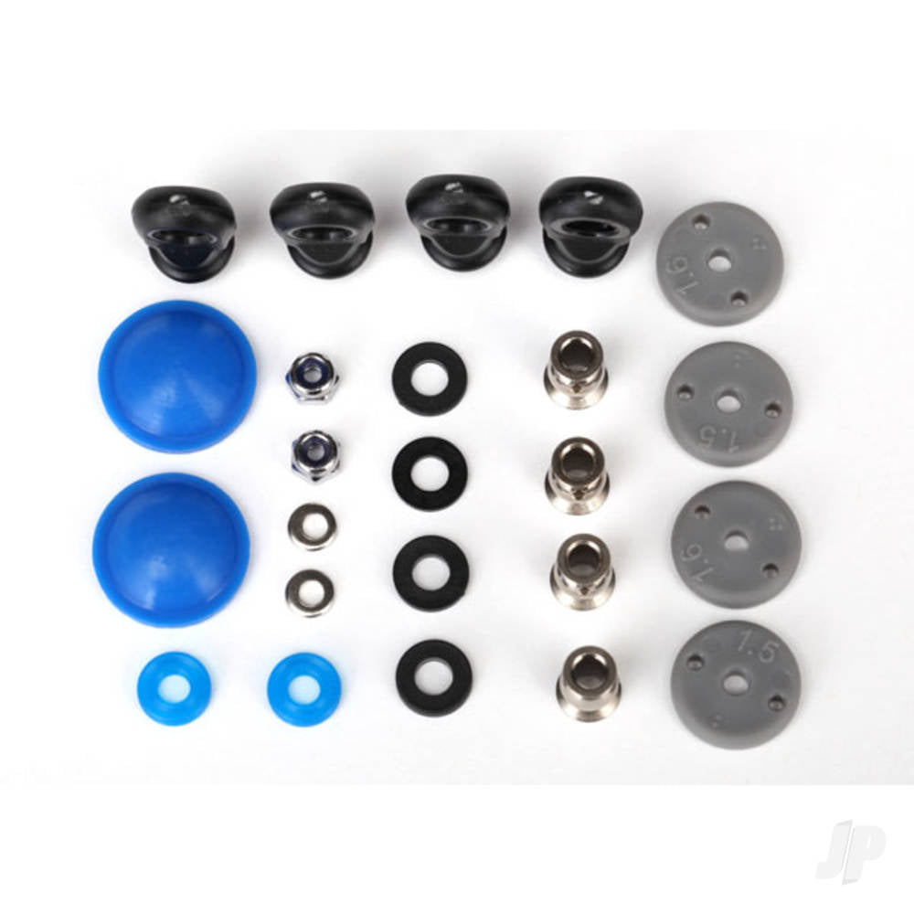 Traxxas Rebuild kit, GTR Long / XX-Long shocks (x-rings, bladders, pistons, piston nuts, shock rod ends, hollow balls) (renews 2 shocks) TRX7463