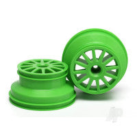 Traxxas Wheels, Green (2 pcs) TRX7472X