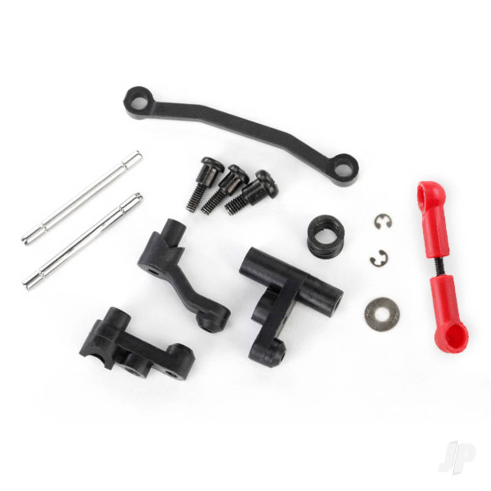 Traxxas Steering bellcranks, servo saver / spring / spring retainer / posts / drag link TRX7538X