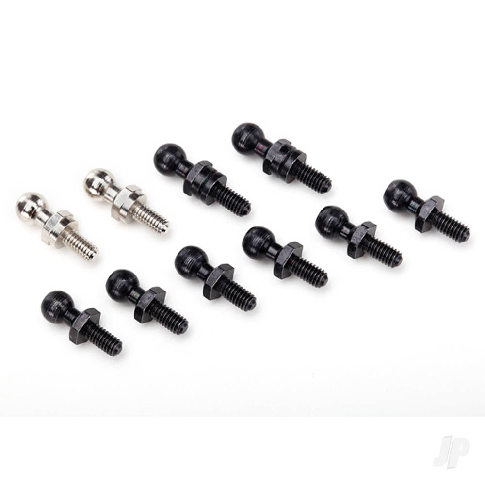 Traxxas Pivot balls: black (6 pcs), silver (2 pcs), black (Long) (2 pcs) TRX7540X