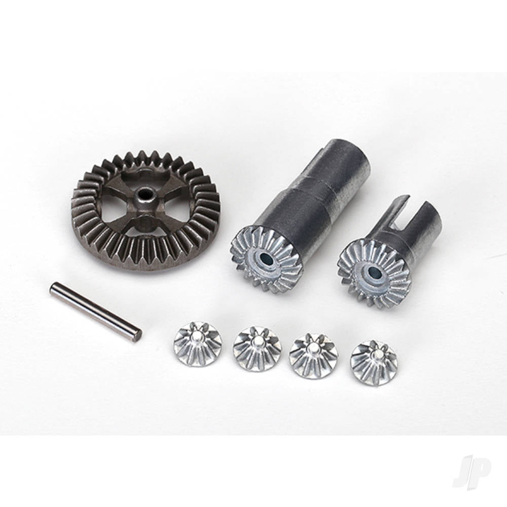 Traxxas Gear Set, Differential, metal (output gears (2 pcs) / spider gears (4 pcs) / ring 35T (1pc) / 2x14.8mm pin (1pc)) TRX7579X