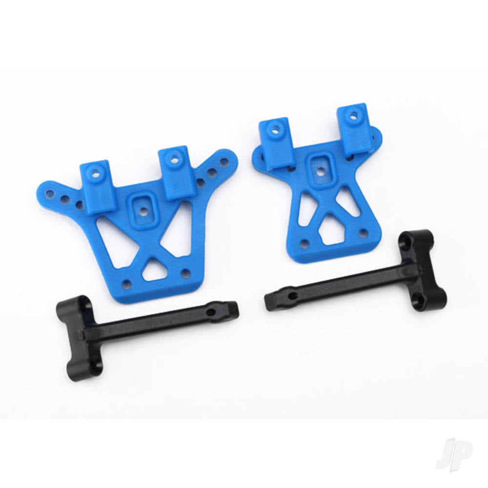 Traxxas Shock tower, Front (1pc), Rear (1pc) / shock tower brace (2 pcs) TRX7637