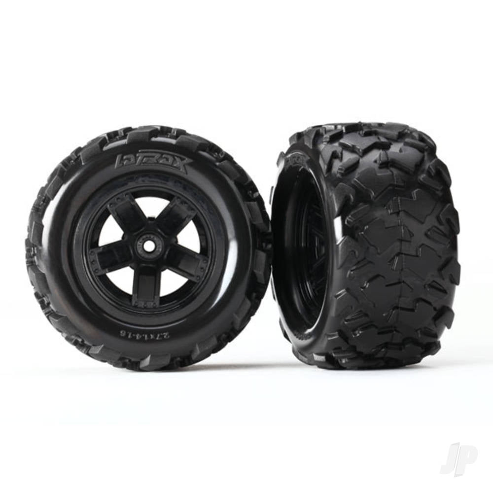 Traxxas Tyres and Wheels, Assembled Glued Teton Tyres (2 pcs) TRX7672