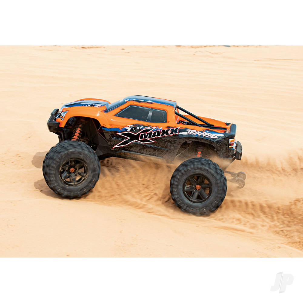 Traxxas X-Maxx 1:6 8S 4WD Electric Monster Truck, OrangeX (+ TQi 2-ch, VXL - TRX77086-4-ORNGX 3