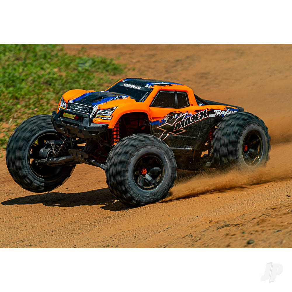 Traxxas X-Maxx 1:6 8S 4WD Electric Monster Truck, OrangeX (+ TQi 2-ch, VXL - TRX77086-4-ORNGX 5