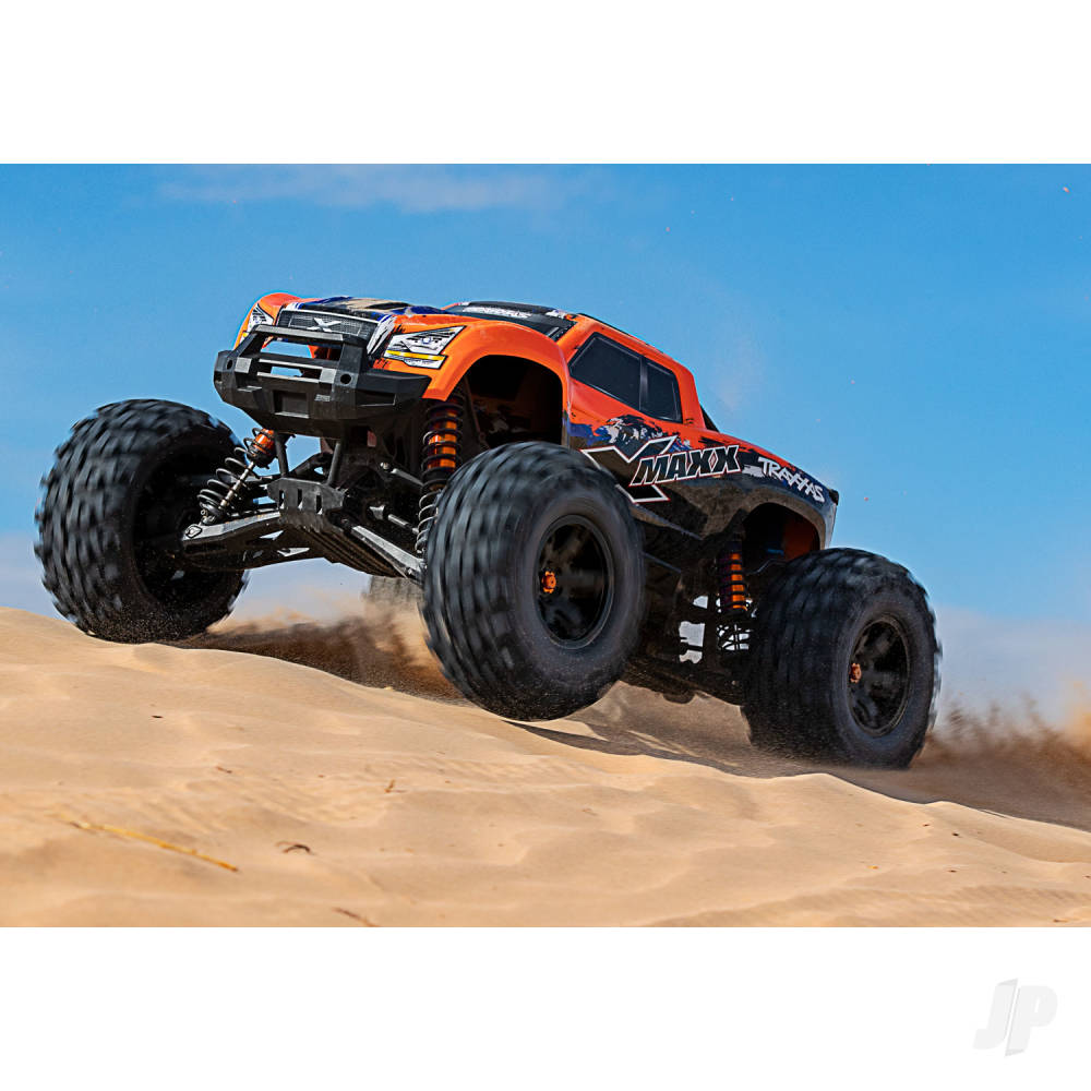 Traxxas X-Maxx 1:6 8S 4WD Electric Monster Truck, OrangeX (+ TQi 2-ch, VXL - TRX77086-4-ORNGX 7