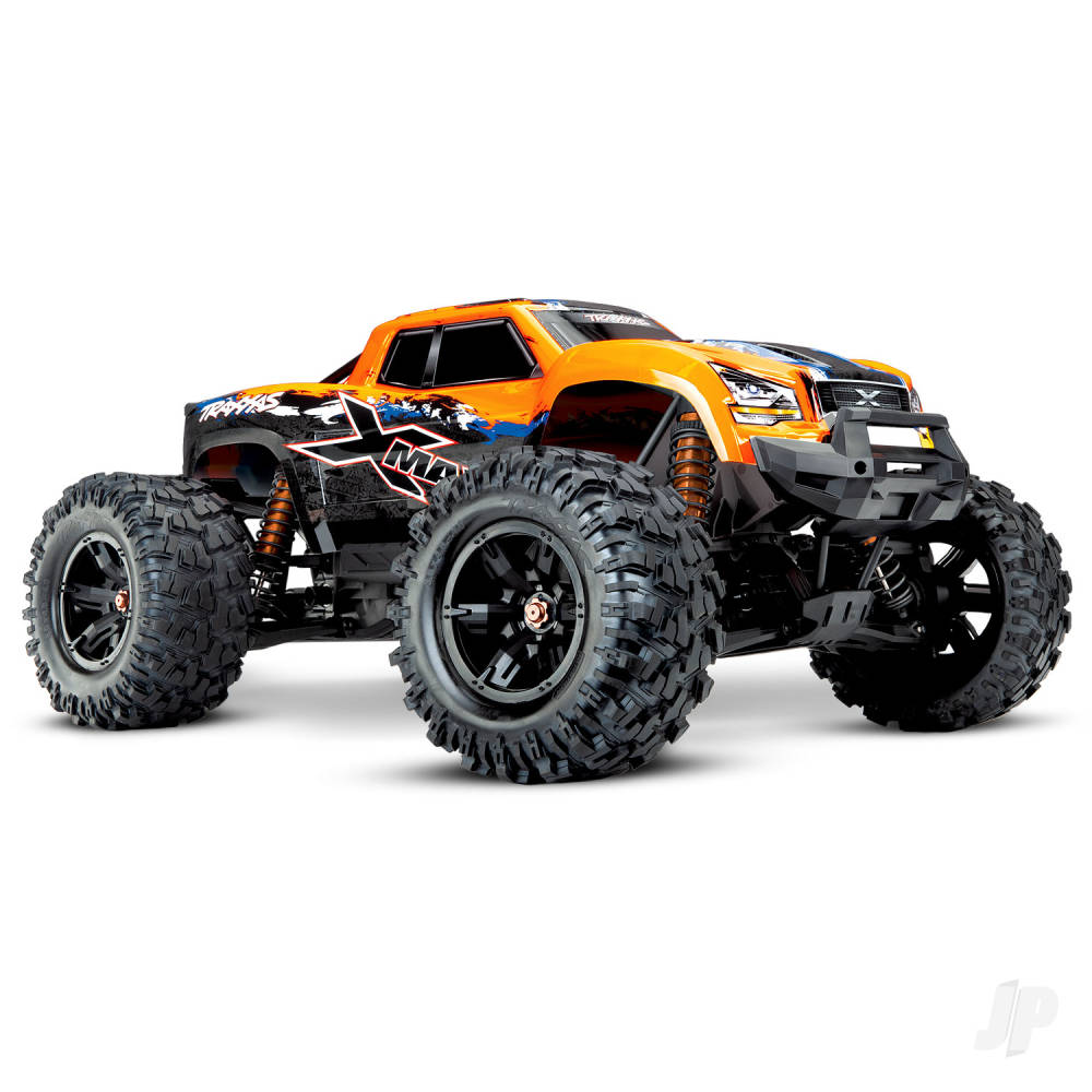 Traxxas X-Maxx 1:6 8S 4WD Electric Monster Truck, OrangeX (+ TQi 2-ch, VXL - TRX77086-4-ORNGX Main