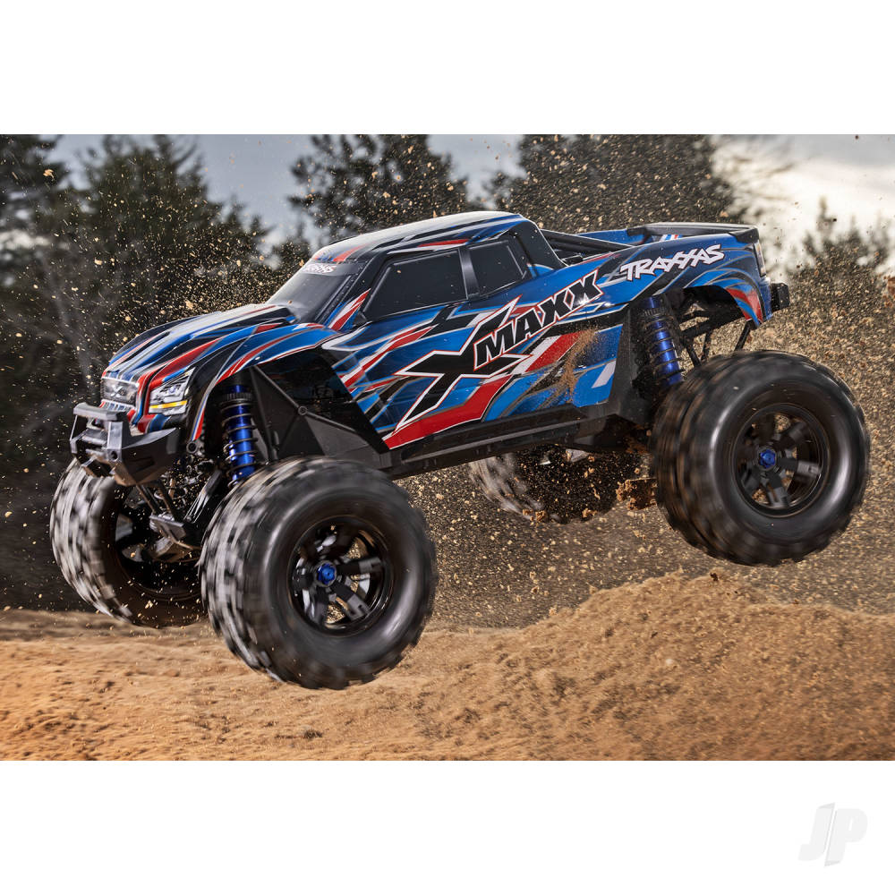 Traxxas X-Maxx Belted 1:6 8S 4WD Electric Monster Truck, Blue