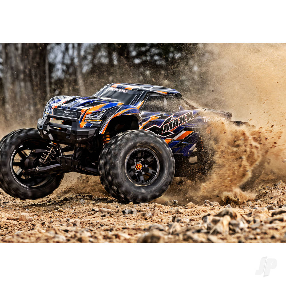 Traxxas X-Maxx Belted 1:6 8S 4WD Electric Monster Truck, Orange (TRX77096-4-ORNG)