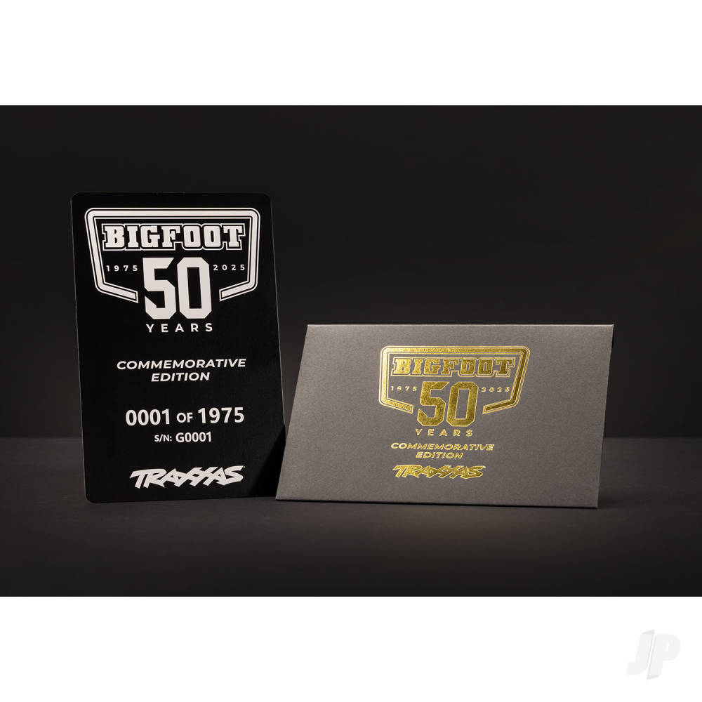 Two commemorative items with 'Bigfoot' branding on a black background