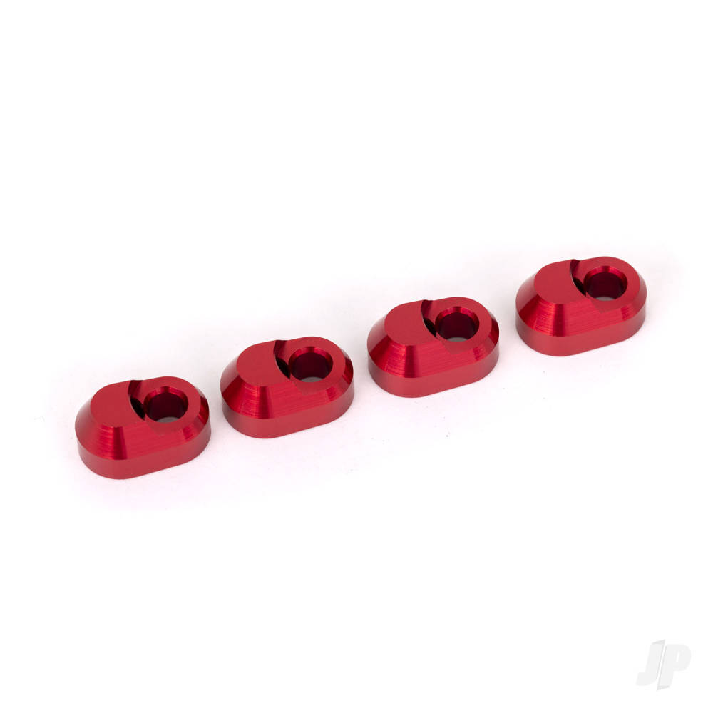 Traxxas Suspension pin retainer, 6061-T6 aluminium (red-anodised) (4) TRX7743-RED