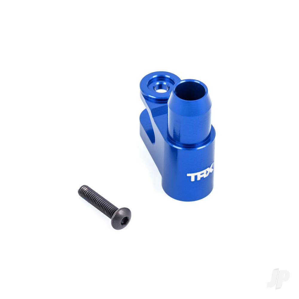 Traxxas Servo horn, steering, 6061-T6 aluminium (blue-anodised) TRX7747-BLUE