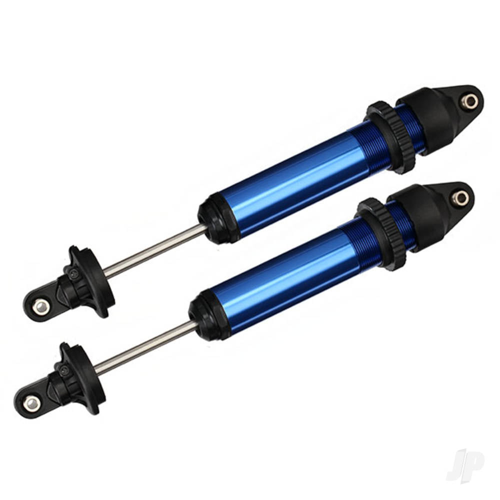 Traxxas Shocks, GTX, aluminium (Blue-anodised) (fully assembled with out springs) (2 pcs) TRX7761