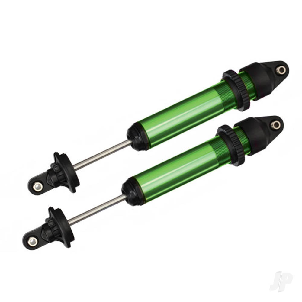 Traxxas Shocks, GTX, aluminium (Green-anodised) (fully assembled with out springs) (2 pcs) TRX7761G