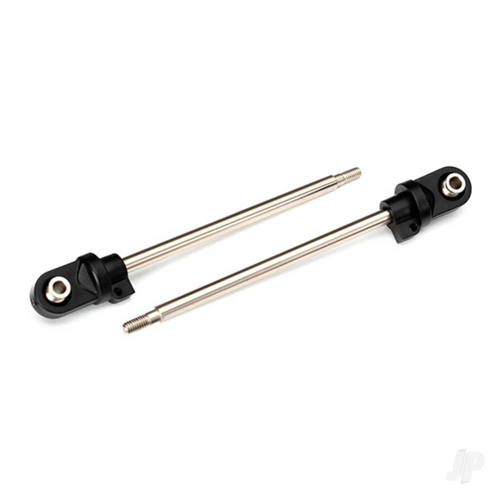 Traxxas Shaft, GTX shock, 110mm (assembled with rod ends & hollow balls) (Steel, chrome finish) (2 pcs) TRX7763