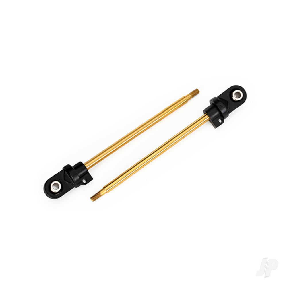 Traxxas Shaft, GTX shock, TiN-coated (2 pcs) (assembled with rod ends and  - TRX7763T Main