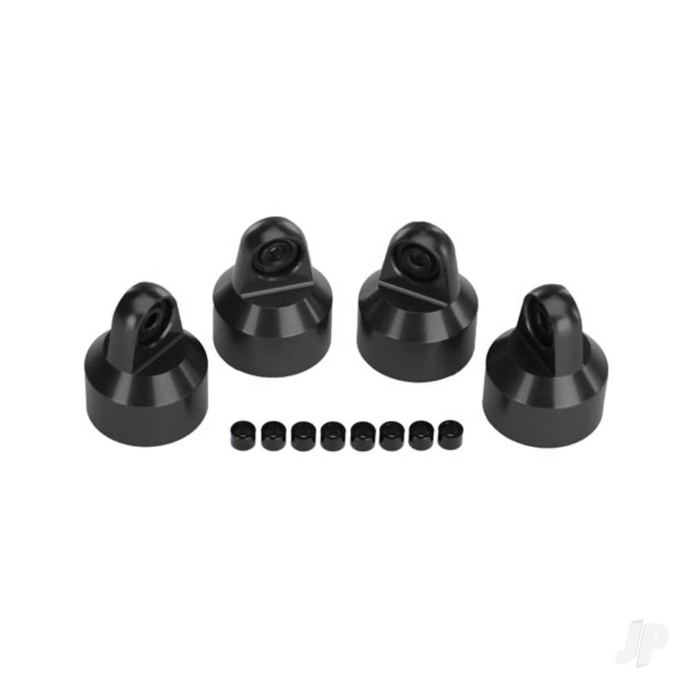 Traxxas Shock caps, aluminium (hard-anodised, PTFE-coated), GTX shocks (4  - TRX7764X Main